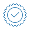 certificate of security and compliance icon